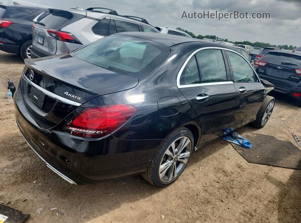 WDDWF8EB6LR550567 2020 MERCEDES-BENZ C Черный Задняя правая четверть