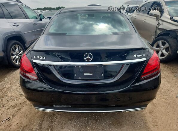 WDDWF8EB6LR550567 2020 MERCEDES-BENZ C Черный Вид сзади