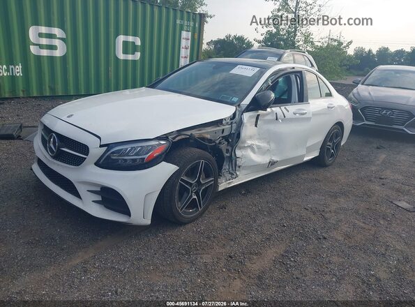 WDDWF8EB7LR563988 2020 MERCEDES-BENZ C-CLASS Белый Передняя левая четверть