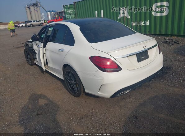 WDDWF8EB7LR563988 2020 MERCEDES-BENZ C-CLASS Белый Задняя левая четверть