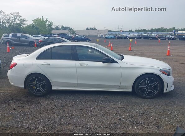 WDDWF8EB7LR563988 2020 MERCEDES-BENZ C-CLASS Белый Вид задней части салона