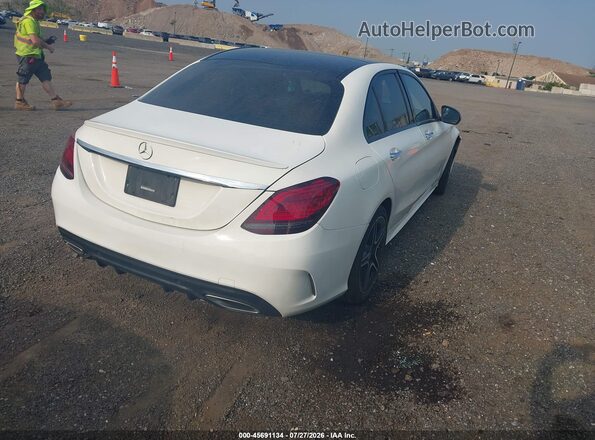 WDDWF8EB7LR563988 2020 MERCEDES-BENZ C-CLASS Белый Задняя правая четверть
