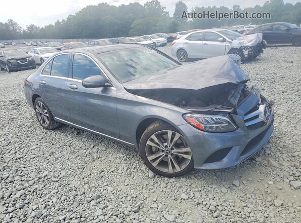 WDDWF8EB8KR481542 2019 MERCEDES-BENZ C Gray Передня права чверть
