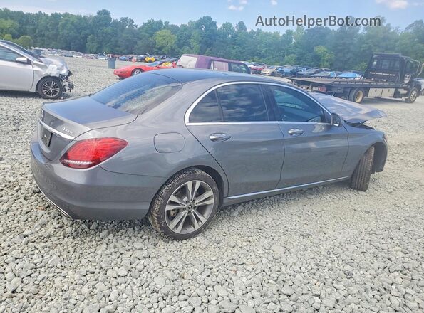 WDDWF8EB8KR481542 2019 MERCEDES-BENZ C Gray Задня права чверть