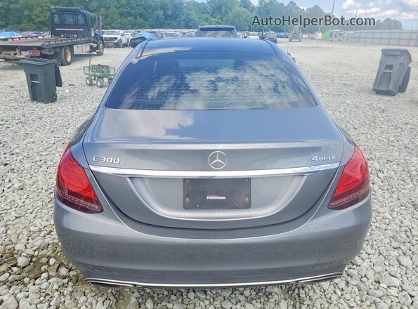 WDDWF8EB8KR481542 2019 MERCEDES-BENZ C Gray Вид ззаду