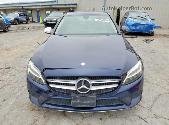 WDDWF8EBXLR556064 2020 MERCEDES-BENZ C Blue Front view