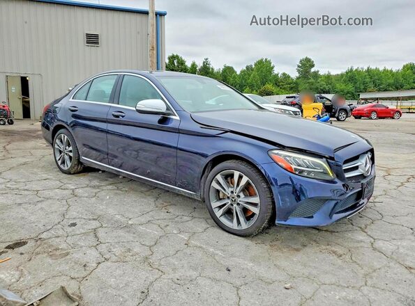 WDDWF8EBXLR556064 2020 MERCEDES-BENZ C Blue Front right