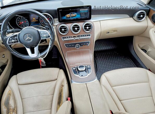 WDDWF8EBXLR556064 2020 MERCEDES-BENZ C Blue Dashboard view