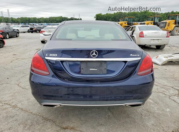 WDDWF8EBXLR556064 2020 MERCEDES-BENZ C Blue Rear view