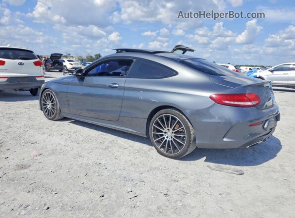 WDDWJ4JB0HF356445 2017 MERCEDES-BENZ C Gray Tył lewy
