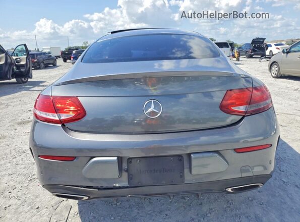 WDDWJ4JB0HF356445 2017 MERCEDES-BENZ C Gray Widok z tyłu
