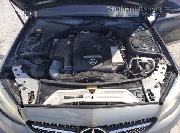WDDWJ4JB0HF356445 2017 MERCEDES-BENZ C Gray Widok wnętrza z tyłu