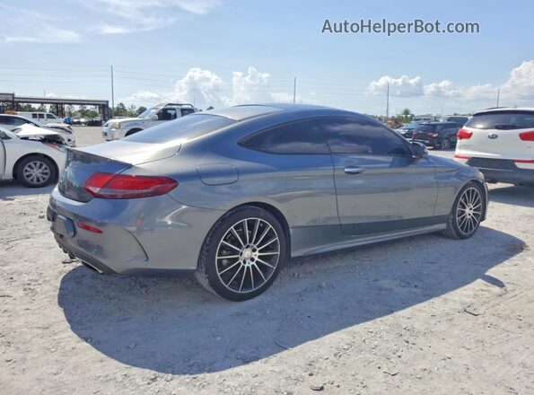 WDDWJ4JB0HF356445 2017 MERCEDES-BENZ C Gray Tył prawy