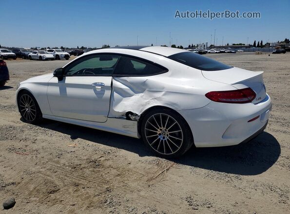 WDDWJ4JB1JF664231 2018 MERCEDES-BENZ C White Trasero izquierdo