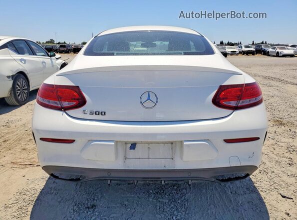WDDWJ4JB1JF664231 2018 MERCEDES-BENZ C White Vista trasera