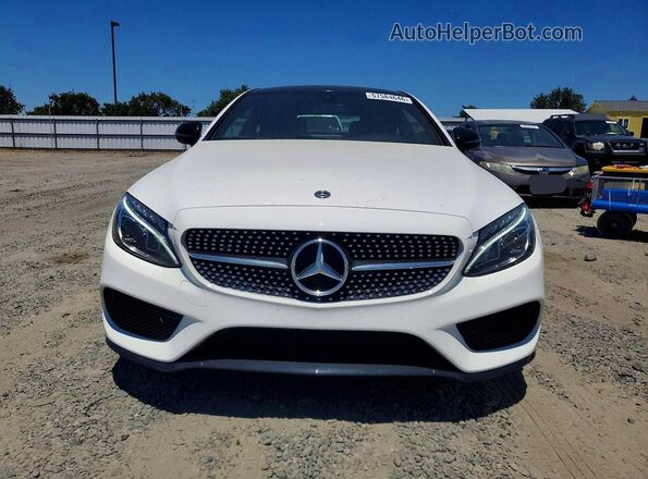 WDDWJ4JB1JF664231 2018 MERCEDES-BENZ C White Vista frontal