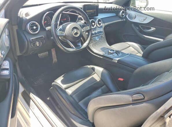 WDDWJ4JB1JF664231 2018 MERCEDES-BENZ C White Vista del salpicadero