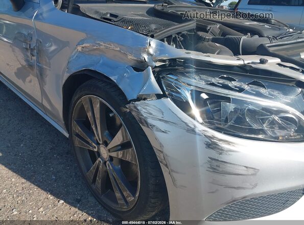WDDWJ4JB2HF442405 2017 MERCEDES-BENZ C-CLASS Silver Դիմացի տեսք