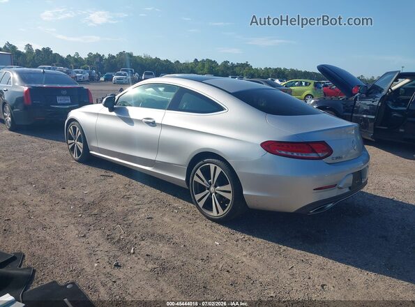 WDDWJ4JB2HF442405 2017 MERCEDES-BENZ C-CLASS Silver Հետևի ձախ