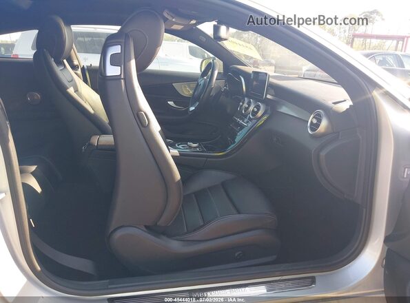 WDDWJ4JB2HF442405 2017 MERCEDES-BENZ C-CLASS Silver Սալոնի դիմացի տեսք