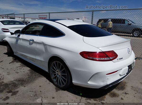 WDDWJ4JB3HF361347 2017 MERCEDES-BENZ C-CLASS Белый Задняя левая четверть