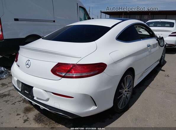 WDDWJ4JB3HF361347 2017 MERCEDES-BENZ C-CLASS Белый Задняя правая четверть