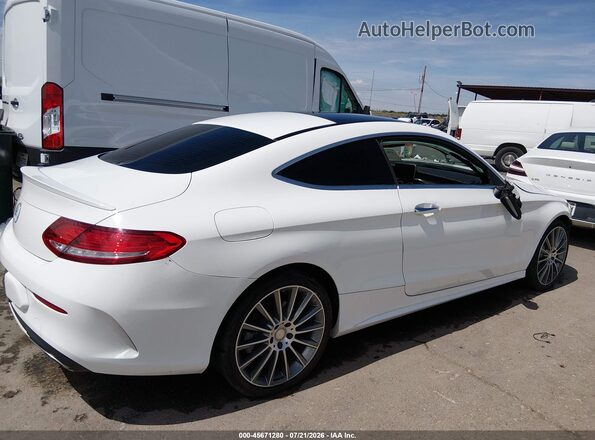 WDDWJ4JB3HF361347 2017 MERCEDES-BENZ C-CLASS Белый Вид задней части салона