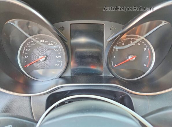 WDDWJ4JB3HF425130 2017 MERCEDES-BENZ C Gray Vista del cuadro de instrumentos