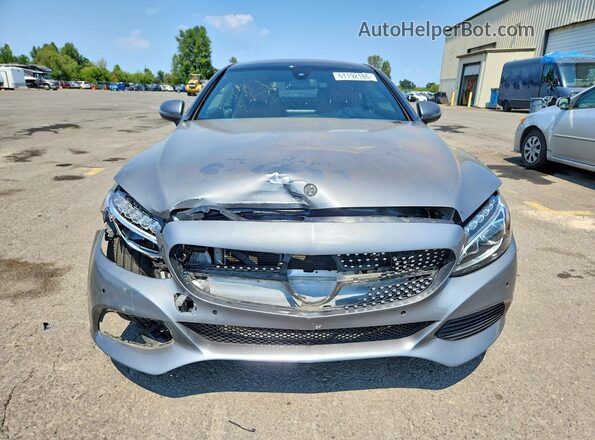 WDDWJ4JB3HF425130 2017 MERCEDES-BENZ C Gray Vista frontal
