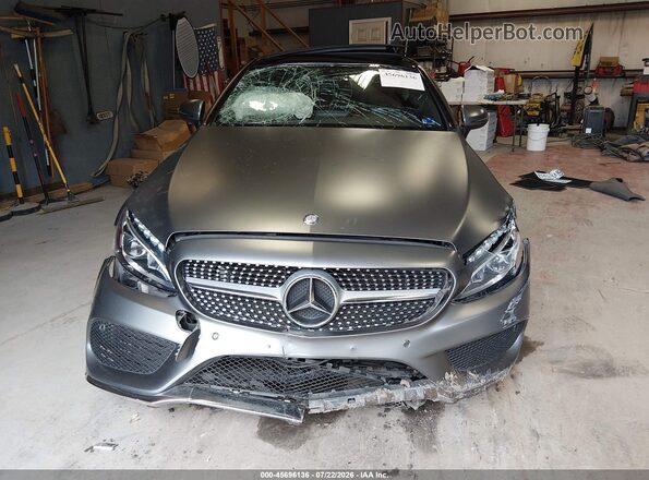 WDDWJ4JB4HF342273 2017 MERCEDES-BENZ C-CLASS Gray Instrument cluster view