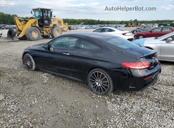 WDDWJ4JB4JF744638 2018 MERCEDES-BENZ C Black Trasero izquierdo