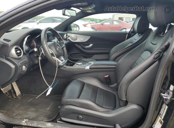 WDDWJ4JB4JF744638 2018 MERCEDES-BENZ C Black Vista interior delantera