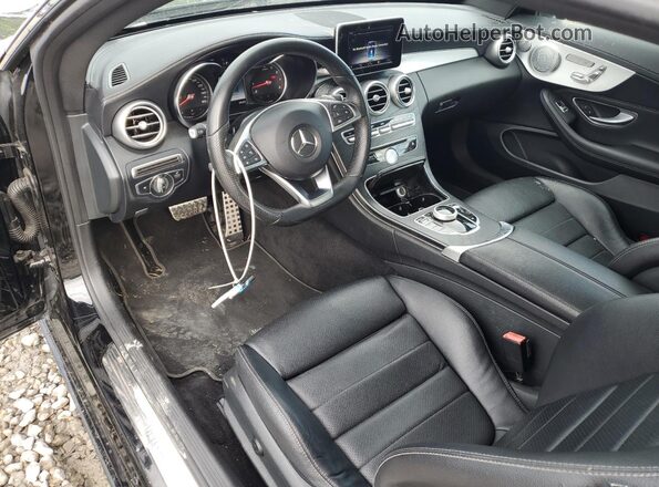 WDDWJ4JB4JF744638 2018 MERCEDES-BENZ C Black Vista del salpicadero