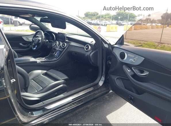 WDDWJ4JB8HF384655 2017 MERCEDES-BENZ C-CLASS Black წინა სალონის ხედი