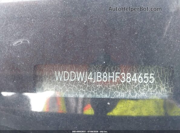 WDDWJ4JB8HF384655 2017 MERCEDES-BENZ C-CLASS Black ძრავის განყოფილების ხედი