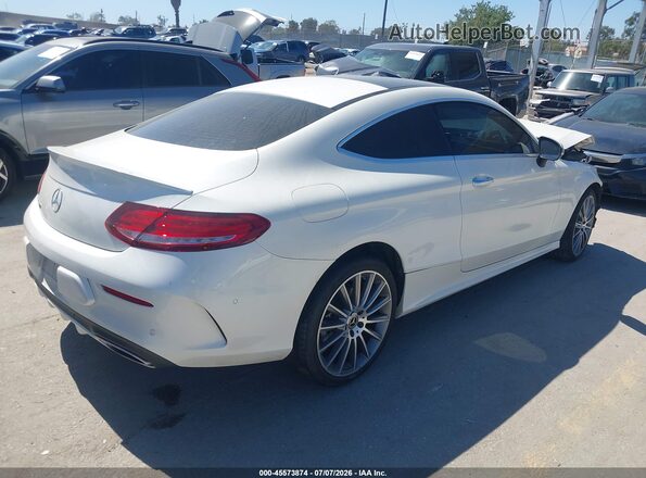 WDDWJ4JB8JF607587 2018 MERCEDES-BENZ C-CLASS White Trasero derecho