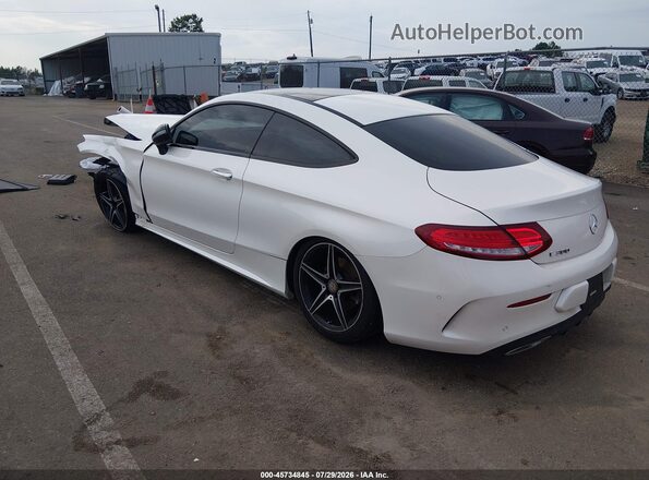 WDDWJ4JBXHF335893 2017 MERCEDES-BENZ C-CLASS White Tył lewy