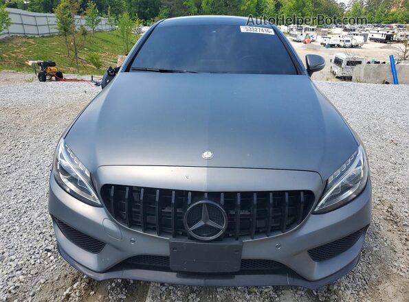 WDDWJ4JBXHF342360 2017 MERCEDES-BENZ C Gray Vista frontal