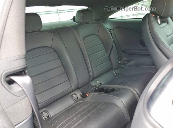 WDDWJ4KB0JF751679 2018 MERCEDES-BENZ C White Вид задніх сидінь