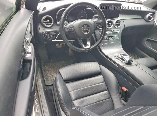 WDDWJ4KB0JF751679 2018 MERCEDES-BENZ C White Вид панелі приладів