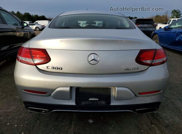 WDDWJ4KB2HF333053 2017 MERCEDES-BENZ C Silver Widok z tyłu