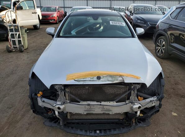 WDDWJ4KB2HF333053 2017 MERCEDES-BENZ C Silver Widok z przodu