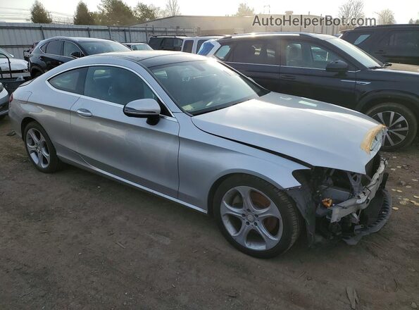 WDDWJ4KB2HF333053 2017 MERCEDES-BENZ C Silver Przód prawy