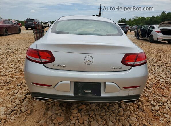 WDDWJ4KB4HF340828 2017 MERCEDES-BENZ C Серебряный Вид сзади