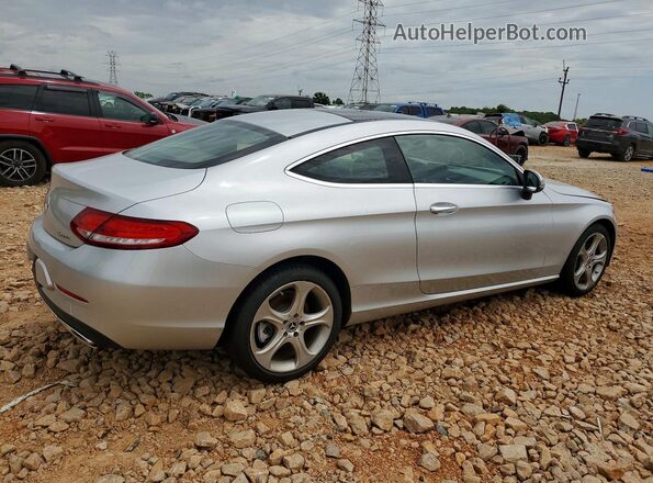 WDDWJ4KB4HF340828 2017 MERCEDES-BENZ C Серебряный Задняя правая четверть