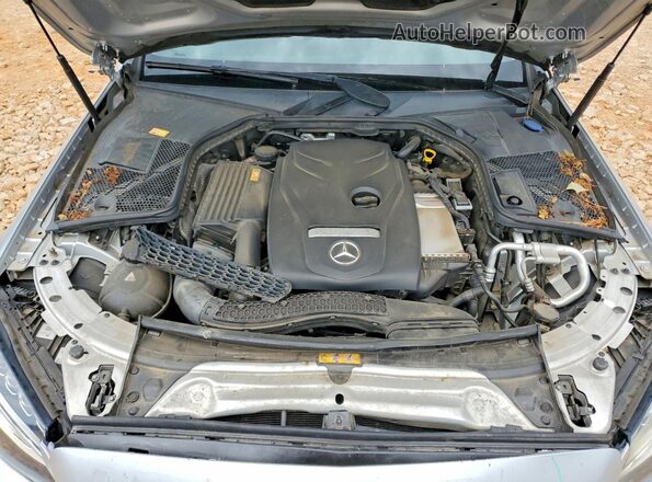 WDDWJ4KB4HF340828 2017 MERCEDES-BENZ C Серебряный Вид задней части салона