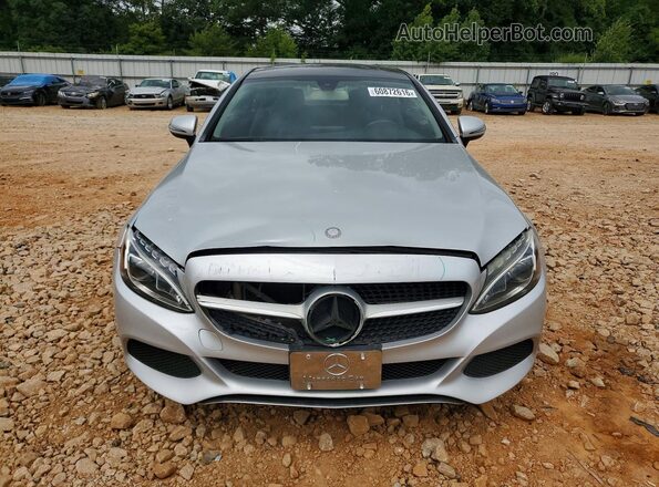 WDDWJ4KB4HF340828 2017 MERCEDES-BENZ C Серебряный Вид спереди