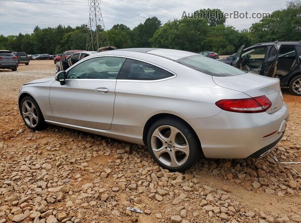 WDDWJ4KB4HF340828 2017 MERCEDES-BENZ C Серебряный Задняя левая четверть