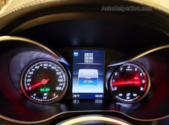 WDDWJ4KB4HF362408 2017 MERCEDES-BENZ C Black Widok zestawu wskaźników