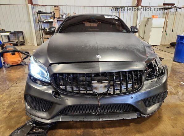 WDDWJ4KB4HF362408 2017 MERCEDES-BENZ C Black Widok z przodu